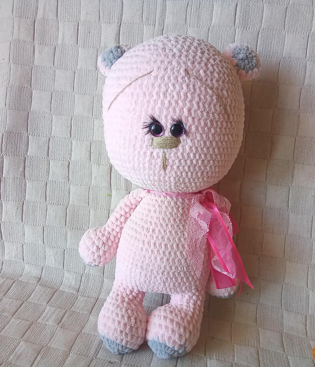 Αρκουδάκι ροζ