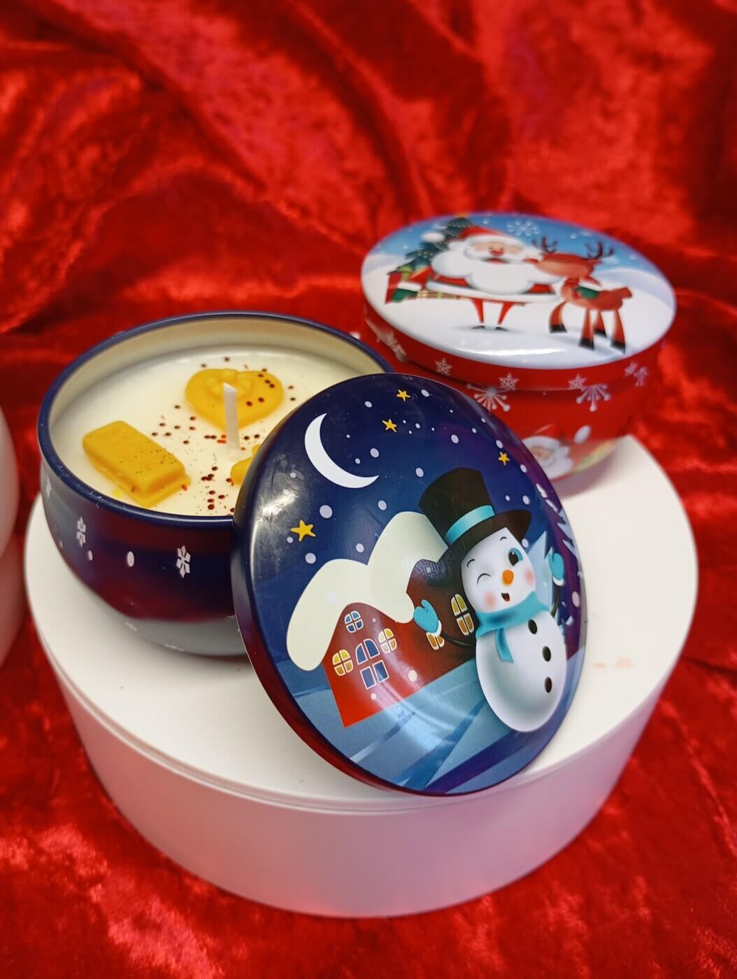 Μεταλλικό δοχείο με αρωματικό κερί