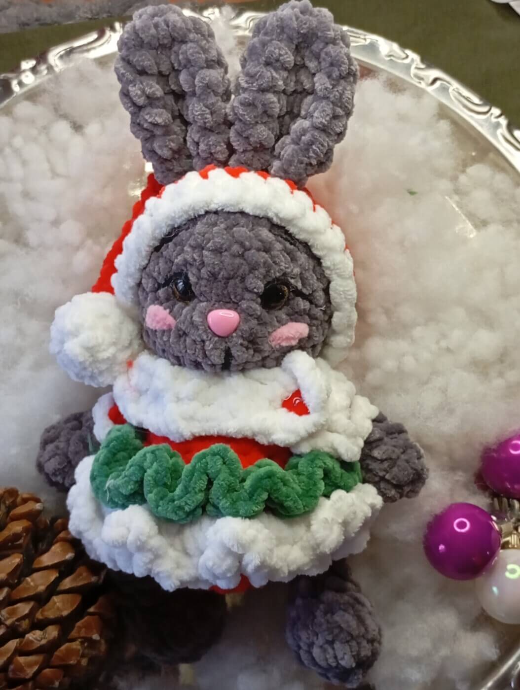 Χριστουγεννιάτικο λαγουδάκι