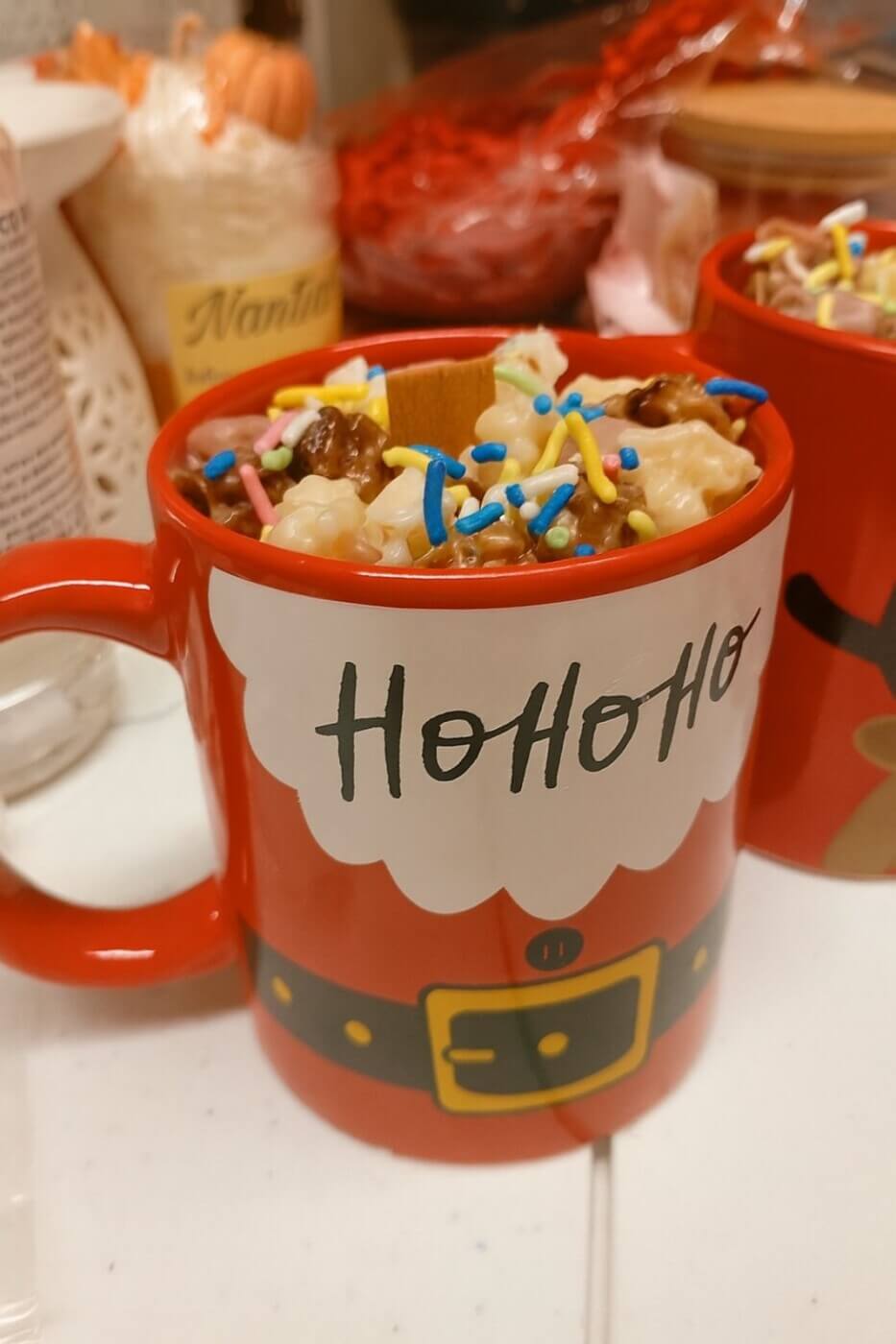 Χριστουγεννιάτικη κούπα με αρωματικό κερί σόγιας