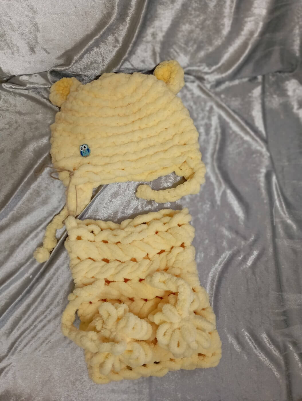 Σετ παιδικό σκουφάκι και λοιμός